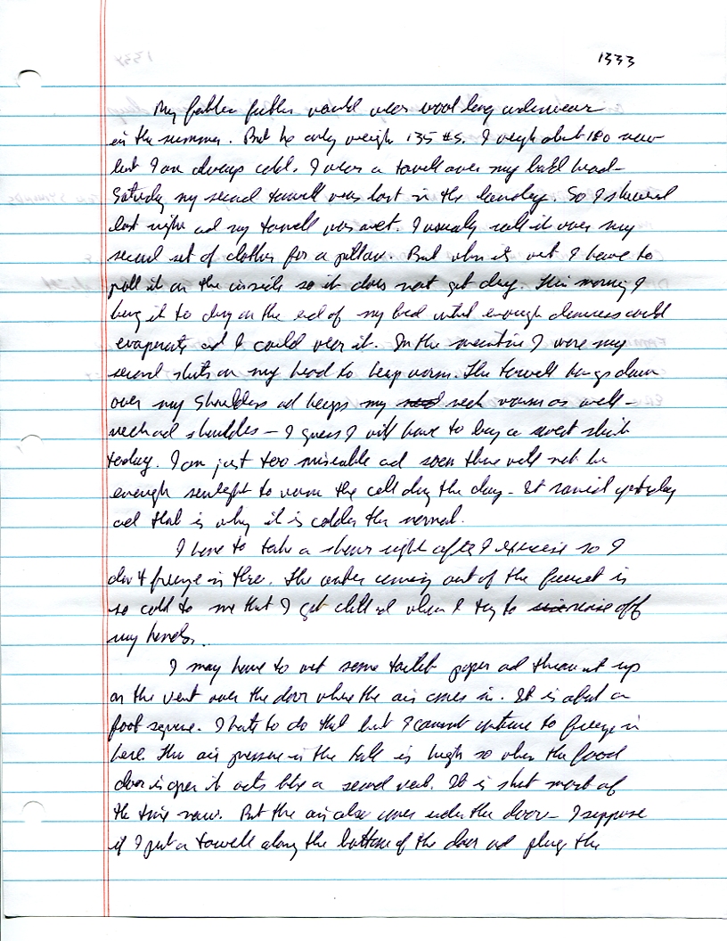 Dr John WorldPeace 2008 Prison Journal